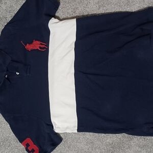 Polo by Ralph Lauren Navy and White Shirt